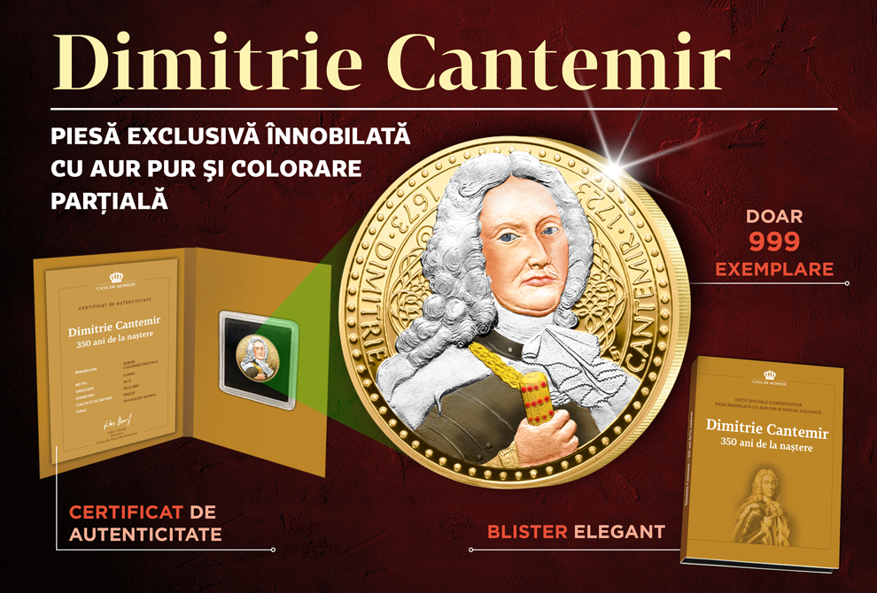 RM1526BM - Dimitrie Cantemir COLOR + Coa + Blistr