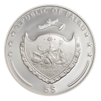 Ochiul diavolului monedă din argint 1 oz Proof