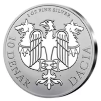 Arcul de Triumf - Piesă exclusivă cu relief înalt de 1 oz argint